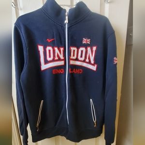 London zippered hoodie